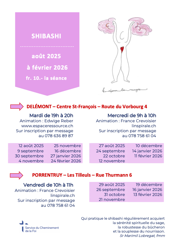 Affiche Shibashi août 25 à février 26